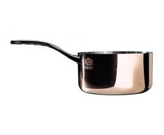 De Buyer 6206.20 Prima Matera Casserole Cuivre/Inox Induction - Queue Fonte dInox - Diamètre 20 cm