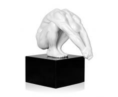 World Art Tourment Sculpture Figurative Moderne avec Base, RÃ©sine, Multicolore, 15 x 31 x 32 cm