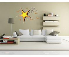 Indigos Kar-comic054â70 Wall Sticker Mural Comic 054 â Humoristique Motif étoile â Sticker Mural 70 x 48 cm