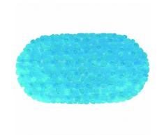 MSV Tapis Bain Galet Bleu 69x36, Acrylique, Latex