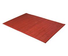 Frandis 220011 Tapis de Bain Bambou Rouge 50 x 80 cm