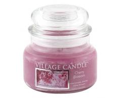 Village Candle Petite bougie parfumée Senteur fleurs de cerisier Jusquà 55 heures de combustion 701 g 11 x 10 cm