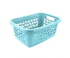 keeeper Panier Ã Linge, Design AjourÃ©, 32 l, Jost, Bleu Clair