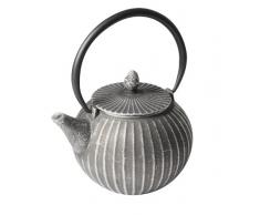 Crealys 507154 Theiere Harmony en Fonte 850 ml Gris de Lin