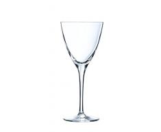 Cristal dArques L6727 Set de 6 Verre Ã Pied, Transparent