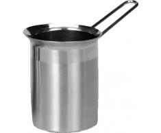 Karl Kruger mousseur à Lait avec poignée en métal, Argent