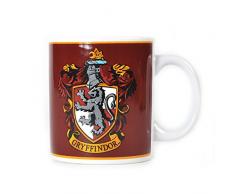 Half Moon Bay MUGBHP04 Harry Potter Gryffondor House Crest Mug Tasse à Café, Céramique, Rouge foncé, 12 x 10 x 8,5 cm