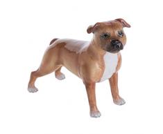 John Beswick Staffordshire Bull Terrier Figurine, Rouge/Multicolore
