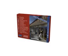 Konstsmide 2770-802 Rideau Lumineux de Stalactites à LED, Plastique, 7 W, Or, 2080 x 1 x 90 cm