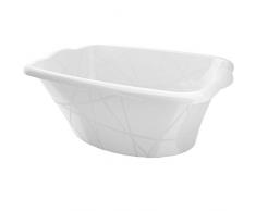 Kis 8721000 0204 04 Cuvette carrÃ©e 14 litres en Blanc, Plastique, 45 x 33 x 18 cm