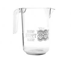 COSMOPLAST homesweethome Pichet, Lt 1,5, Plastique, Blanc, 18Â x 12Â x 19Â cm