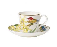 Villeroy & Boch Amazonia Anmut Tasse Espresso conper, 2Â piÃ¨ces, Porcelaine Bone China, Multicolore