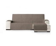 Eysa Mist Housse, Microfiber, C/7 Marron-Beige, Chaise Longue 240 cm. Adapté aux canapés de 250 à 300 cm