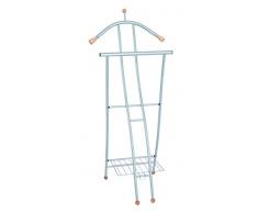 Haku Moebel 84380 Valet Bois/Acier Alu/Nature 48 x 48 x 110 cm