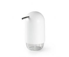 UMBRA Soap Pump Touch. Pompe à savon Touch en plastique moulé. Coloris blanc. 236ml. Dimension 7cmx14cm.