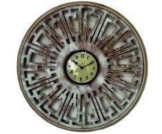 MG DÃCOR Horloge Murale Ã Quartz en Bois Style Ancien 76,2Â cm