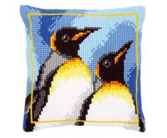 Kit Coussin au Point NouÃ© 2 Pingouins