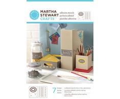 Plaid Enterprises, Inc Martha Stewart adhÃ©sifs pochoirs 2 Feuilles/Pkg-Pretty frontiÃ¨res 7 Dessins de 5-3/4X 7-3/4