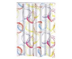 RIDDER Party Rideau de Douche, 100% PEVA, Multicolore, ca. 180x200 cm