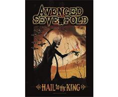 Avenged Sevenfold Drapeau Reaper Hail to The King