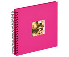 Walther Album Photo Ã Spirales Fun Design Couverture Rose, 26Â x 25Â cm Album Photo, Structure, Rose, 26Â x 25Â cm