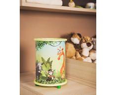 Elobra enfants lampe de table dÃ©sert Jungle, chambre denfant, bois, vert tilleul, A + +