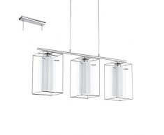 Eglo ISU3762017 Suspension, Verre, E27, Gris