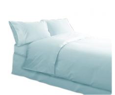 Charlotte Thomas Tour de lit en Percale Bleu pâle uni 1 Personne