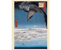 onthewall Hiroshige Japonais Poster Art Print Itomaro Susaki (PDP 002)