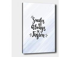 Bonamaison Peinture sur toile, multicolore, 50 x 70 cm - ConÃ§u et fabriquÃ© en Turquie