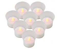 Lunartec 8 Bougies Chauffe-Plat Ã LED dans photophores