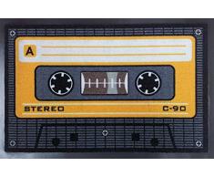 Empire Interactive Tape Paillasson en polypropylène Orange 60 x 40 cm