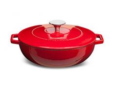 Cyril Lignac 148-013 Sauteuse Ronde Rouge, 25