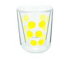 Zak Designs 2005-4715 Verre à Expresso Dot Double paroi 7,5cl-Jaune