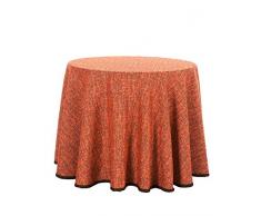 Martina Home Malte Jupe pour Bureau Table 75x100x1 cm Orange et Marron