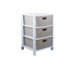 Belle et Forte Commode Grande Taille Taupe