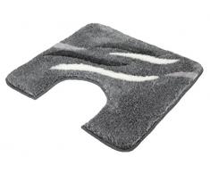 Kleine Wolke 5492901129 Shadow Tapis de bain WC Polyacrylique Anthracite 55 x 55 x 2 cm