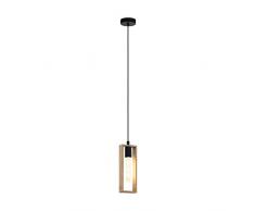 EGLO Serie LITTLETON Suspension 1 ampoule. Noir