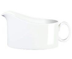 ASA Ã Table Soucoupe en Porcelaine Blanc Brillant 15,2 x 9,5 x 7 cm