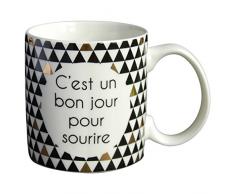 Draeger Mug cadeau Ã message Cest un bon jour pour sourire