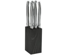 Laguiole Jean Dubost 5/17572 Set de 6 Couteaux Steak Tout Inox