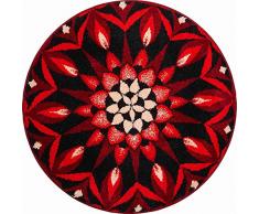 Grund COGNITION Tapis de Bain, Polyacrylique Supersoft, Rouge, 80 cm