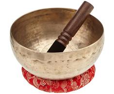 Bouddha Figurines/Billy Held Bol Chantant, mÃ©tal, Golden, 16Â x 16Â x 12Â cm, de 3Â unitÃ©s