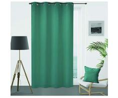 Rideau occultant à oeillets 135x180 cm FLASH noir, par Soleil dOcre