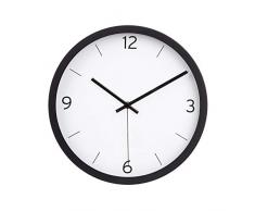 AmazonBasics Horloge murale Ã tirets, noir, 30,5 cm