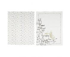 Creative Tops Torchon, DorÃ©/Blanc, Standard