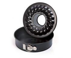 Kaiser - Moule Ã manquÃ© - 2 fonds - D: 24 cm - noir