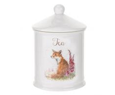 Wrendale by Royal Worcester - Boîte à thé Motif Renard, Multicolore