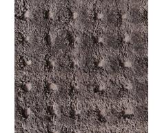 Toulemonde Bochart Collection Bains ModÃ¨le Waffle Tapis Coton Anthracite 90 x 60 cm