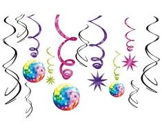 amscan Guirlandes Verticales Disco (x12)